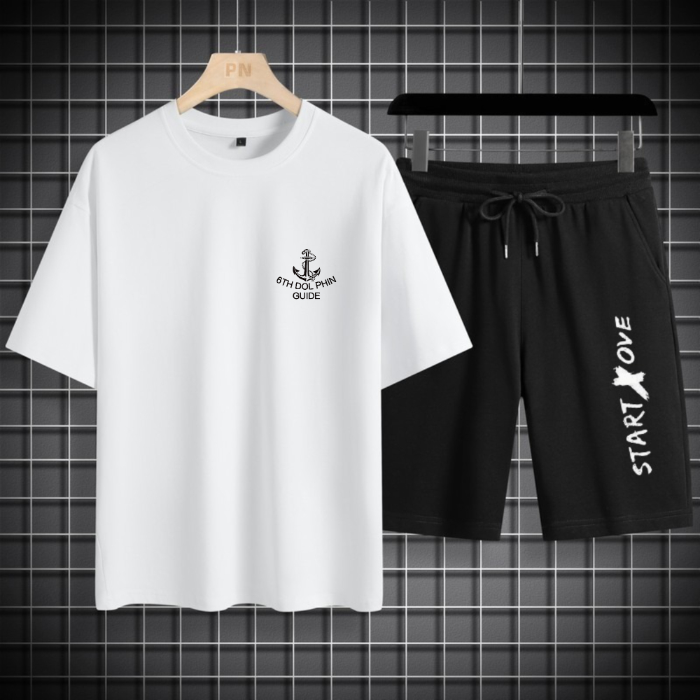 Summer Clothing Drip - 1 peça de conjunto de camiseta