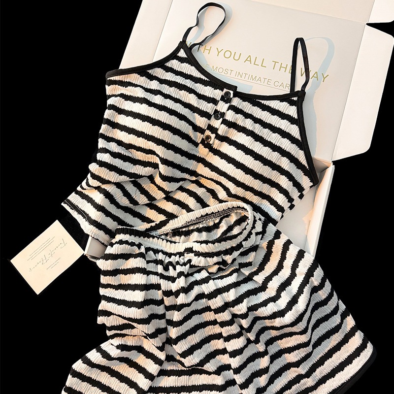 Summer Clothing Teens - Pijama Feminino Novo de Verão em