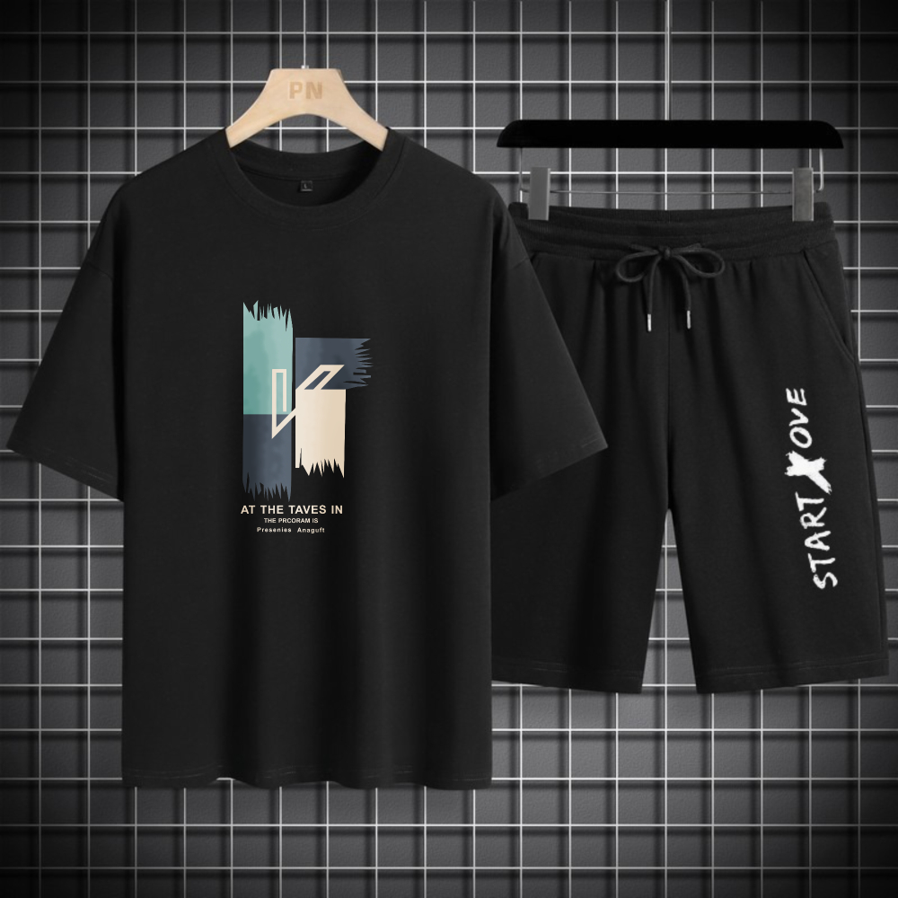 Summer Clothing Drip - 1 peça de conjunto de camiseta