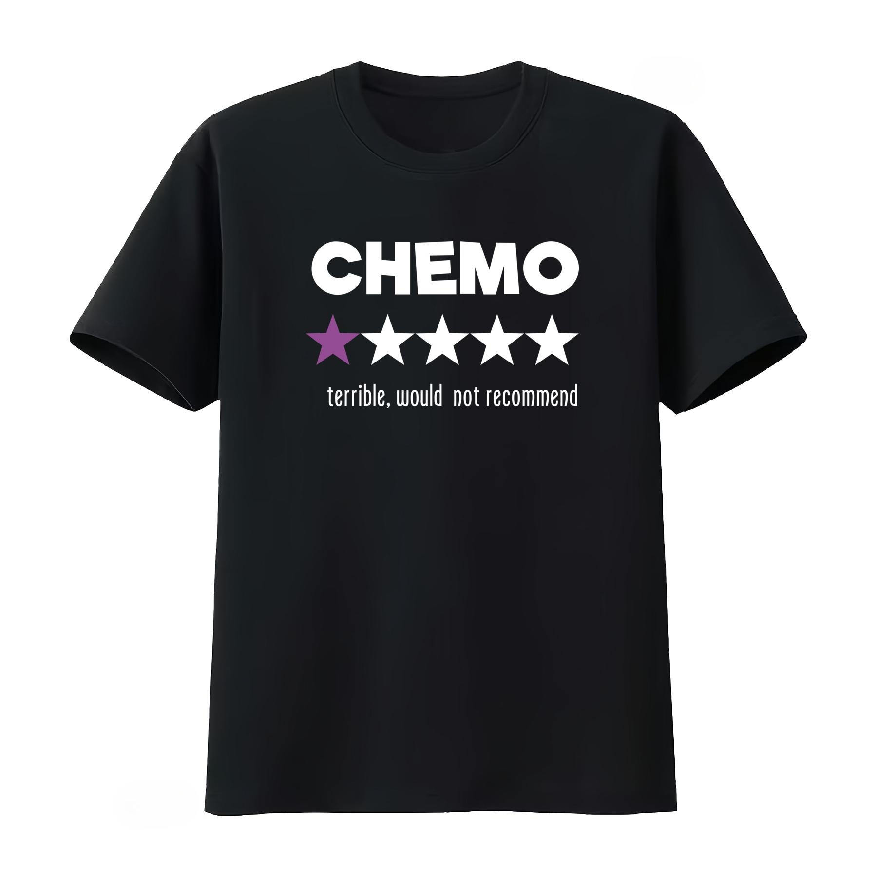 Summer Clothing Recommendations - Camiseta Engraçada de Quimioterapia com Design