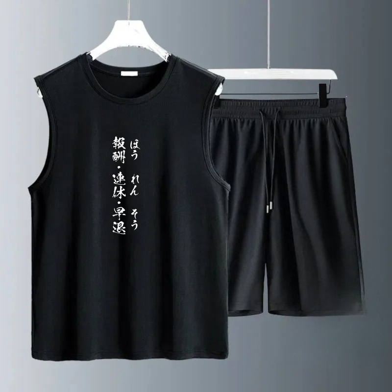 Summer Clothing Drip - Conjuntos de Camisetas Regata Masculinas 2026