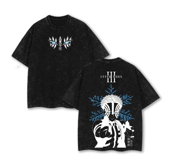 Vintage Summer Clothing Men - Camiseta Unissex Demon Slayer Akaza 2026