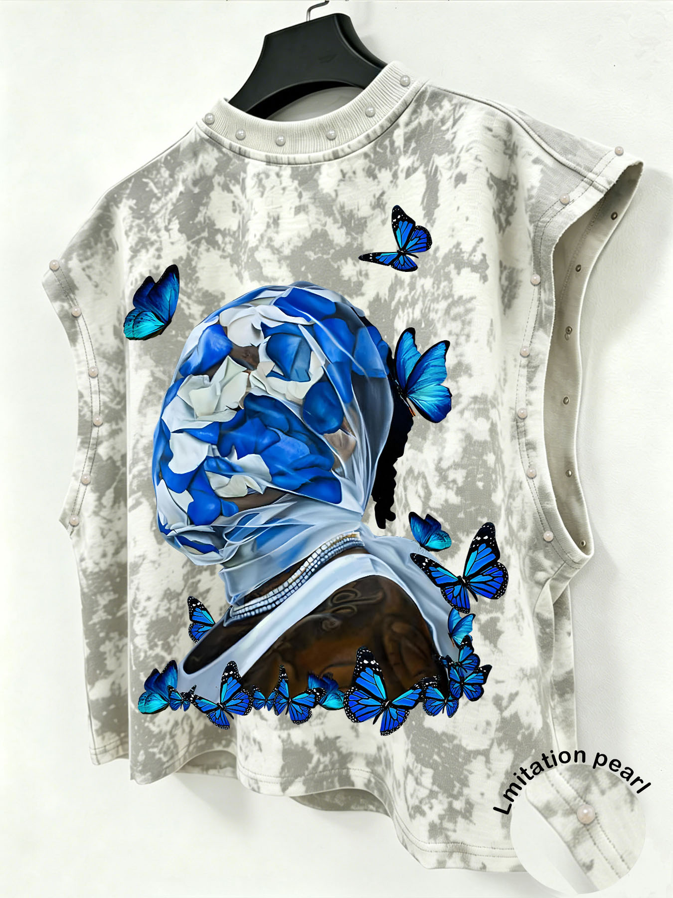Summer Rose Clothing - Regata Masculina Tie Dye Sem Mangas,