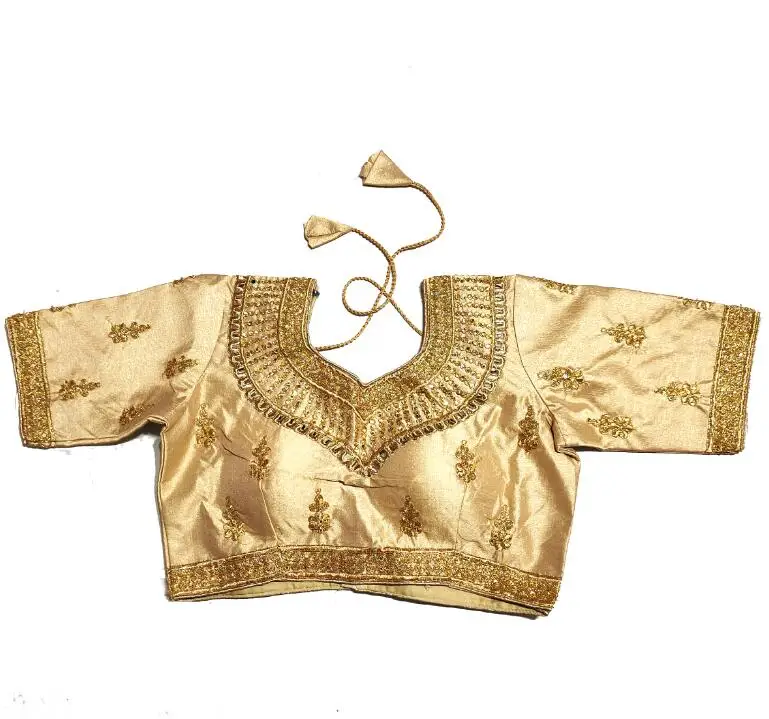 Summer Clothing Pakistan - Tradicional indiano sari topo camisa feminina