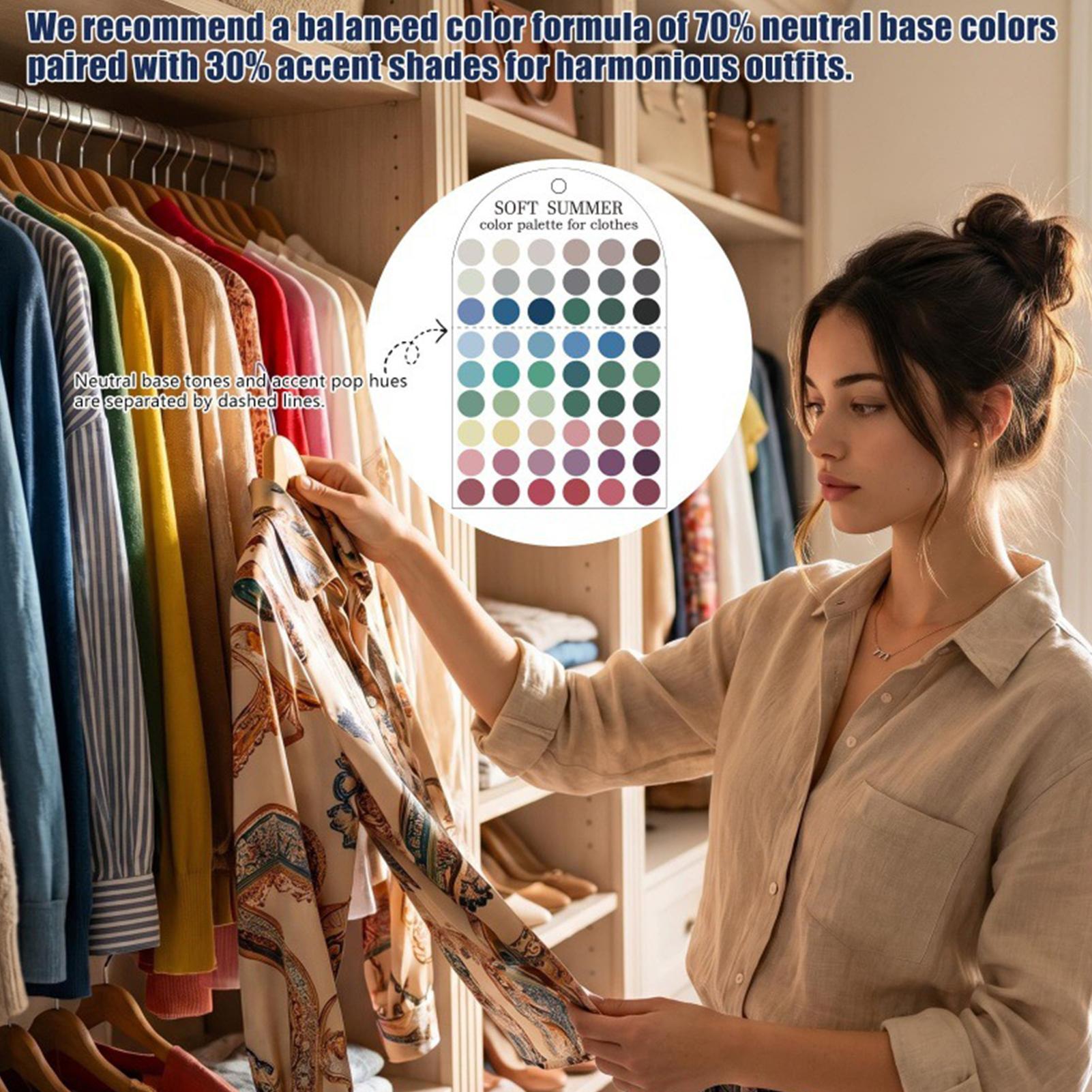 Summer Clothing Guide - 2 Peças de Cartões de Amostra