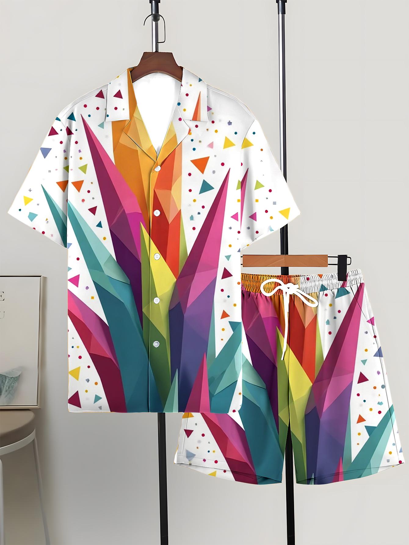 Summer Clothing Drip - Conjuntos de Camisas Masculinas 2026: Novos