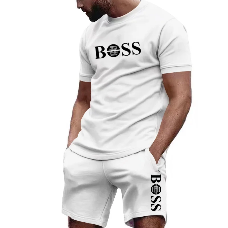 Summer Clothing Haul - Conjunto de roupa esportiva masculina de
