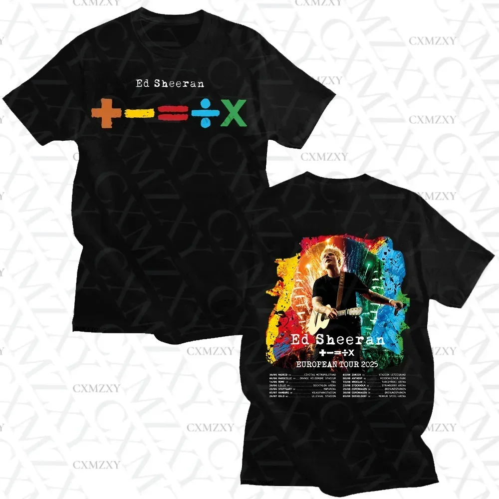 Summer Clothing Gif - Camisetas da Ed Sheera European Tour,