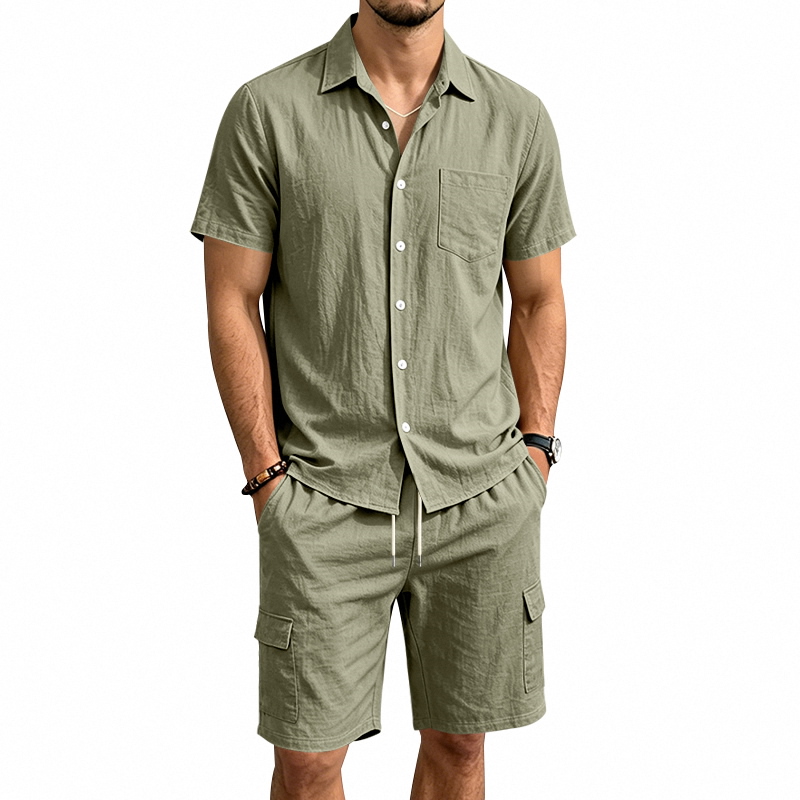Summer Clothing Haul - Conjunto Masculino de Verão em Linho