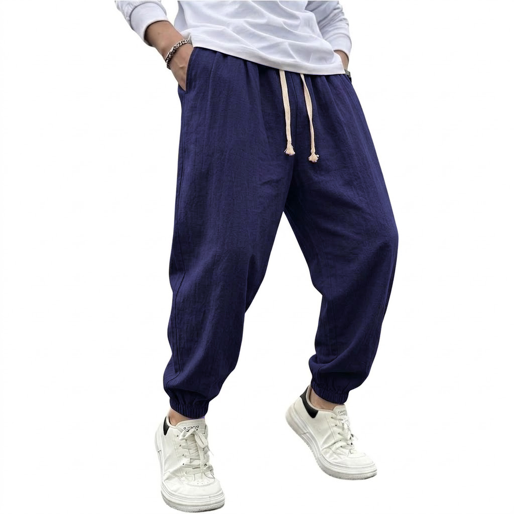 Calças Harem Masculinas de Alg - Summer Hiking Clothing avaliação e preço