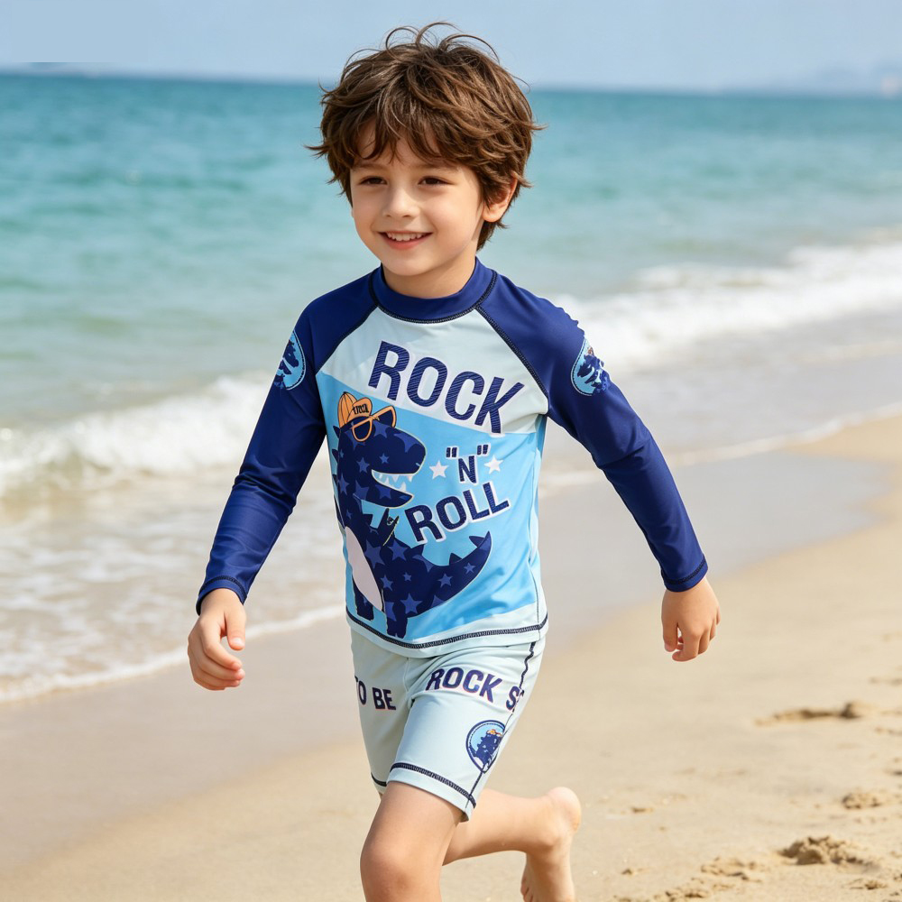 Conjunto de roupa de banho inf - Rash Guard Long Sleeve avaliação e preço