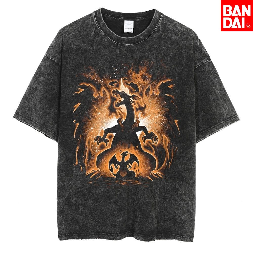 Camiseta Masculina Pokémon Cha - Vintage Summer Clothing Men avaliação e preço