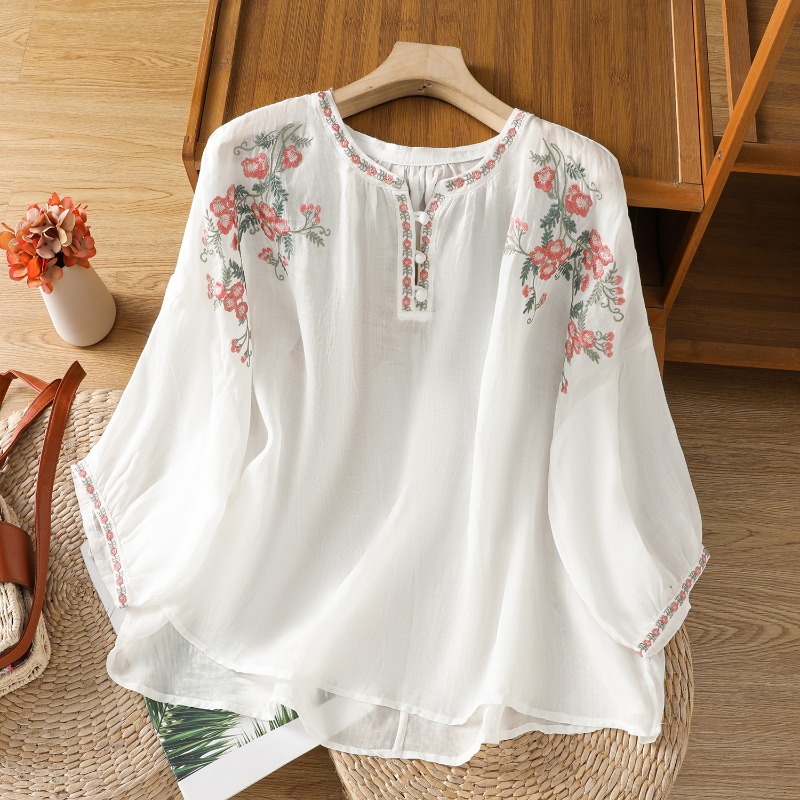 Estilo chinês roupas femininas - Summer Linen Clothing For Women avaliação e preço