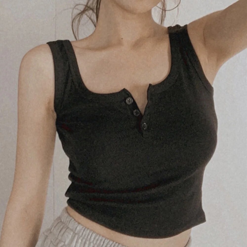 Regata para mulheres com nervu - Summer Clothing Teens avaliação e preço
