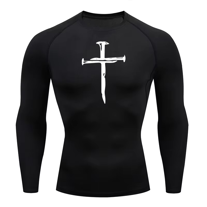 Camisas de Compressão Cristãs  - Rash Guard Long Sleeve avaliação e preço