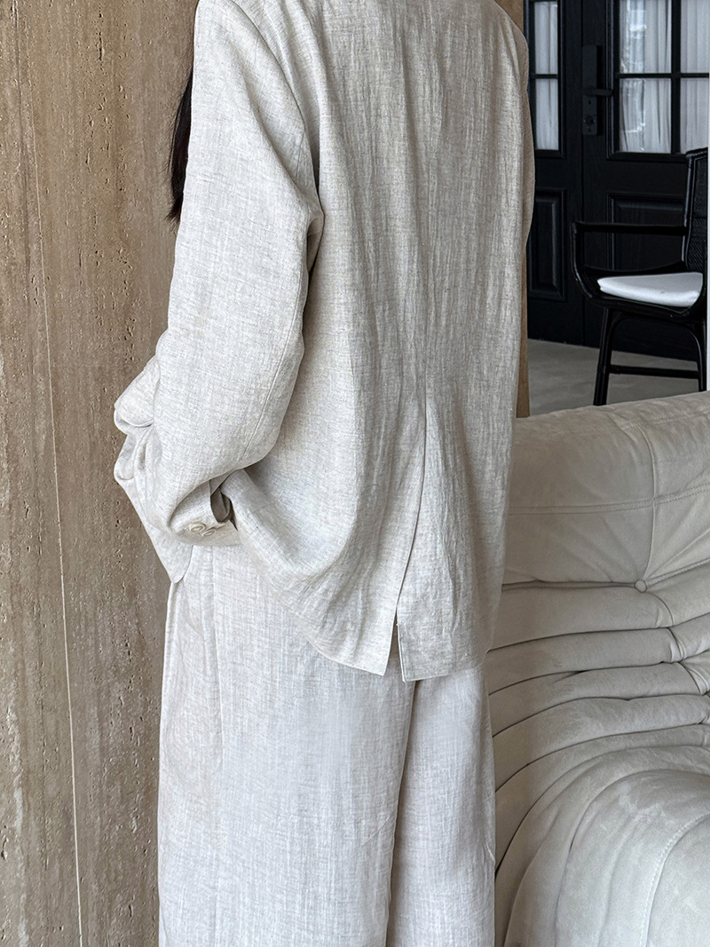 Outono high-end material de li - Summer Linen Clothing For Women avaliação e preço