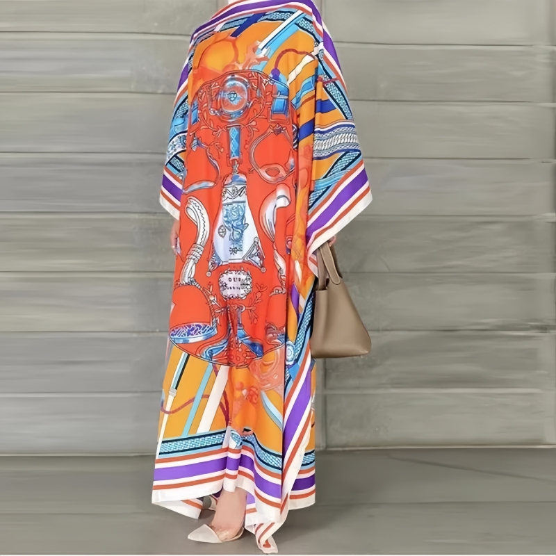 Vestidos Kaftan Maxi de Seda E - Summer Clothing Recommendations avaliação e preço