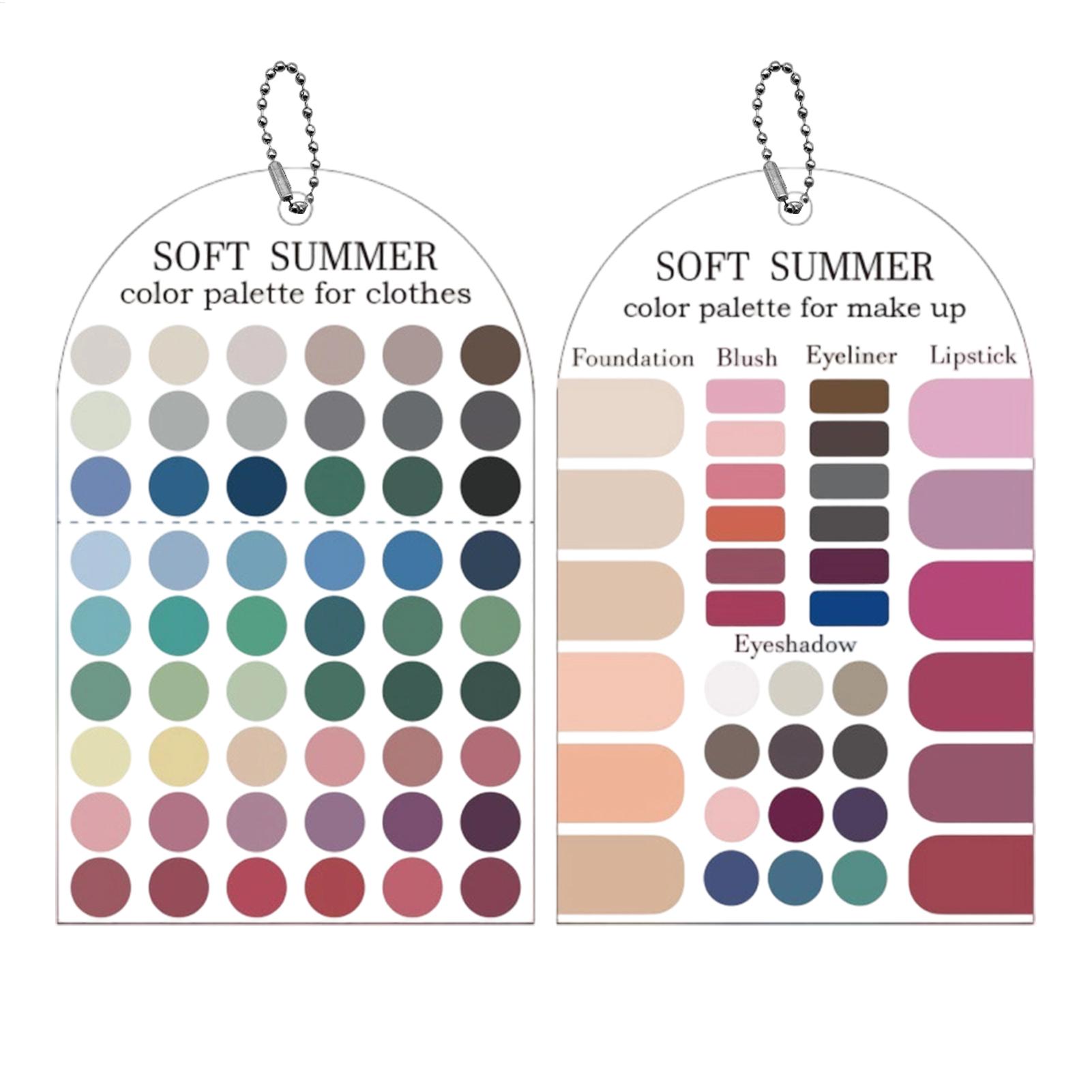 2 Peças de Cartões de Amostra  - Summer Clothing Guide avaliação e preço