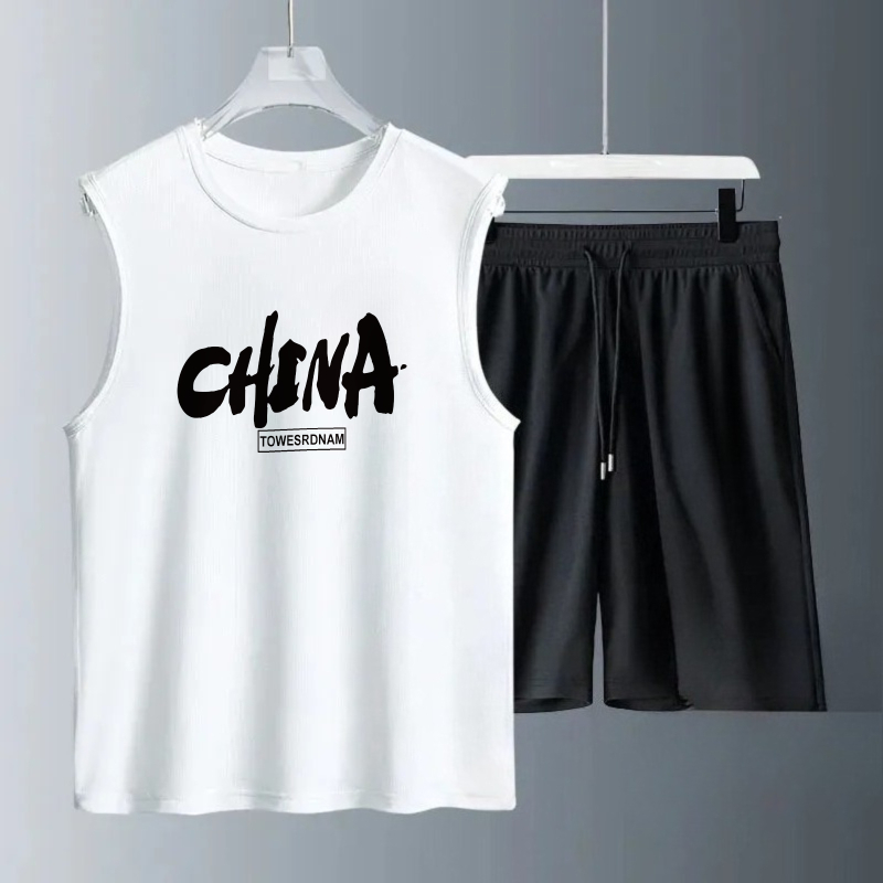 Conjuntos de Regata Masculina  - Summer Clothing Drip avaliação e preço