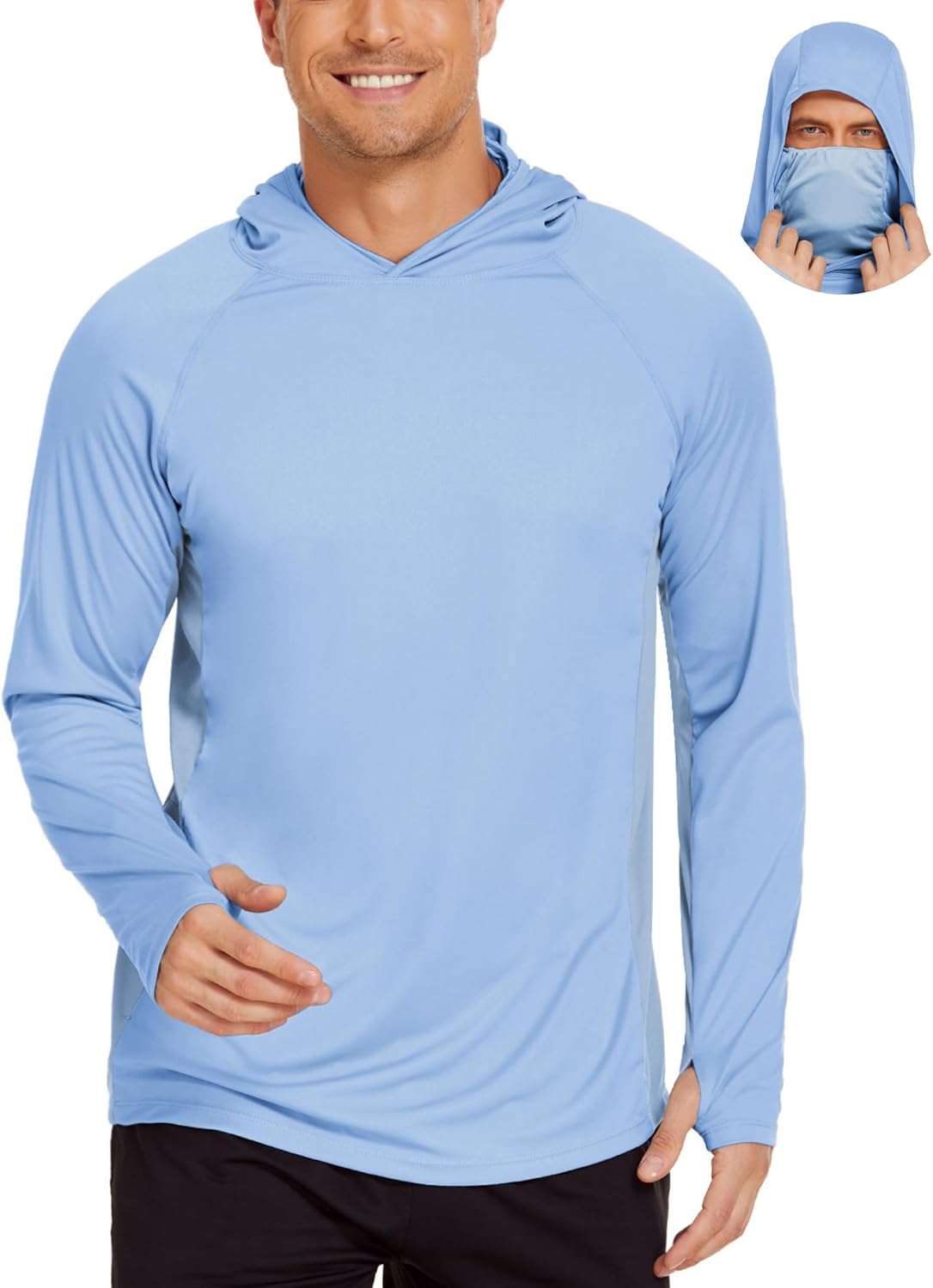 Camisas de Sol com Capuz para  - Summer Hiking Clothing avaliação e preço