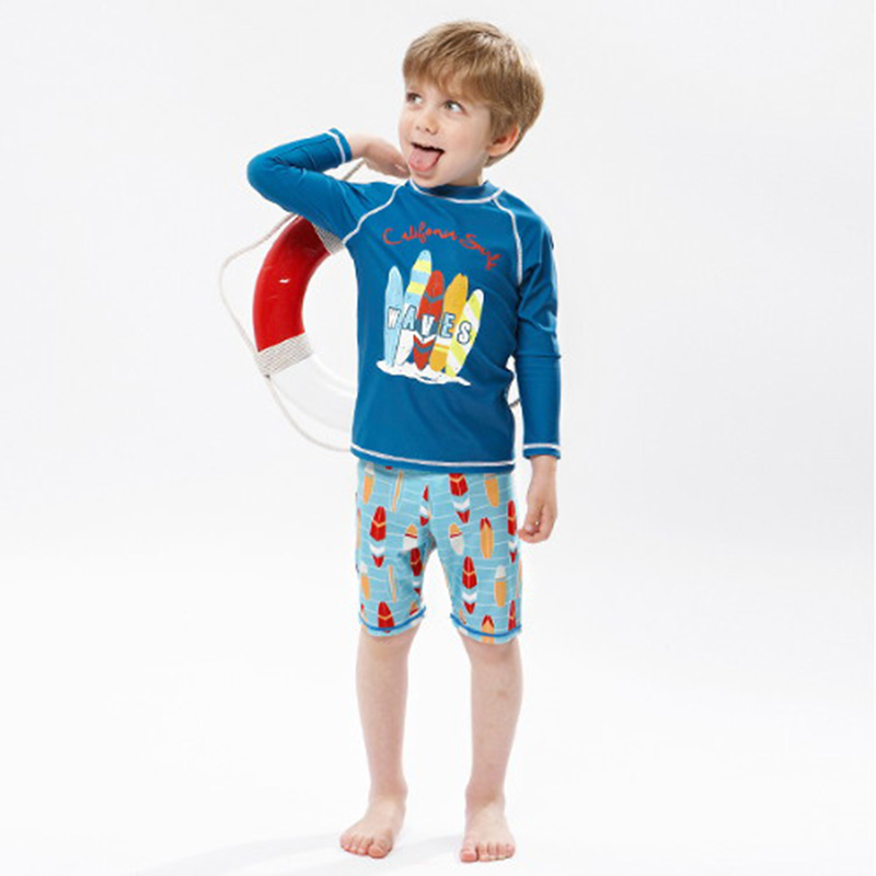 Roupa de Banho Infantil com Es - Rash Guard Long Sleeve avaliação e preço