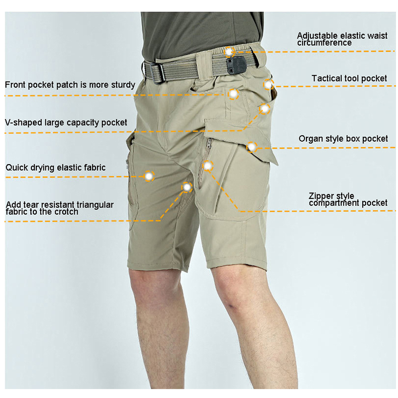 Bermudas Táticas Masculinas TR - Summer Hiking Clothing avaliação e preço