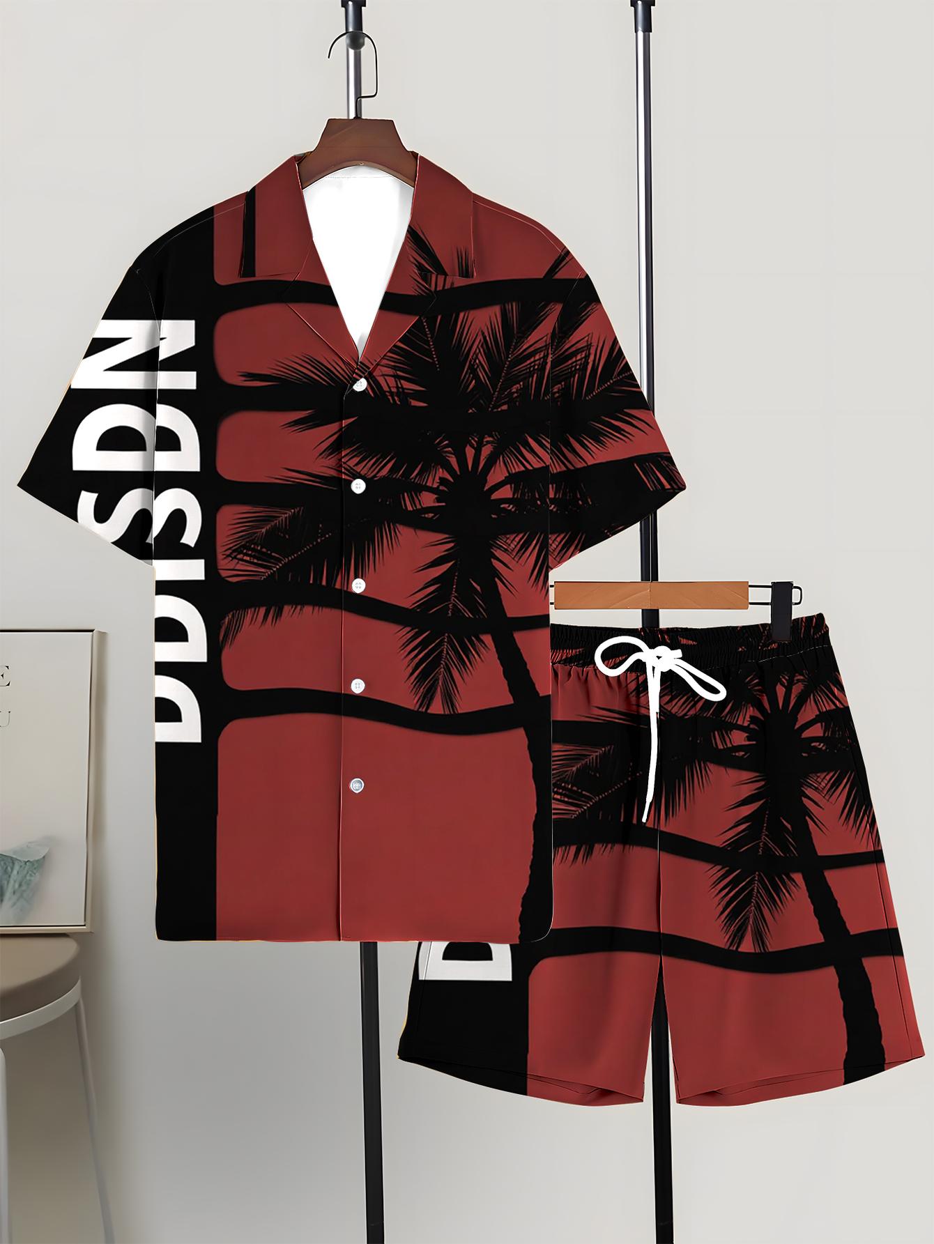 Conjuntos de Camisas Masculina - Summer Clothing Drip avaliação e preço