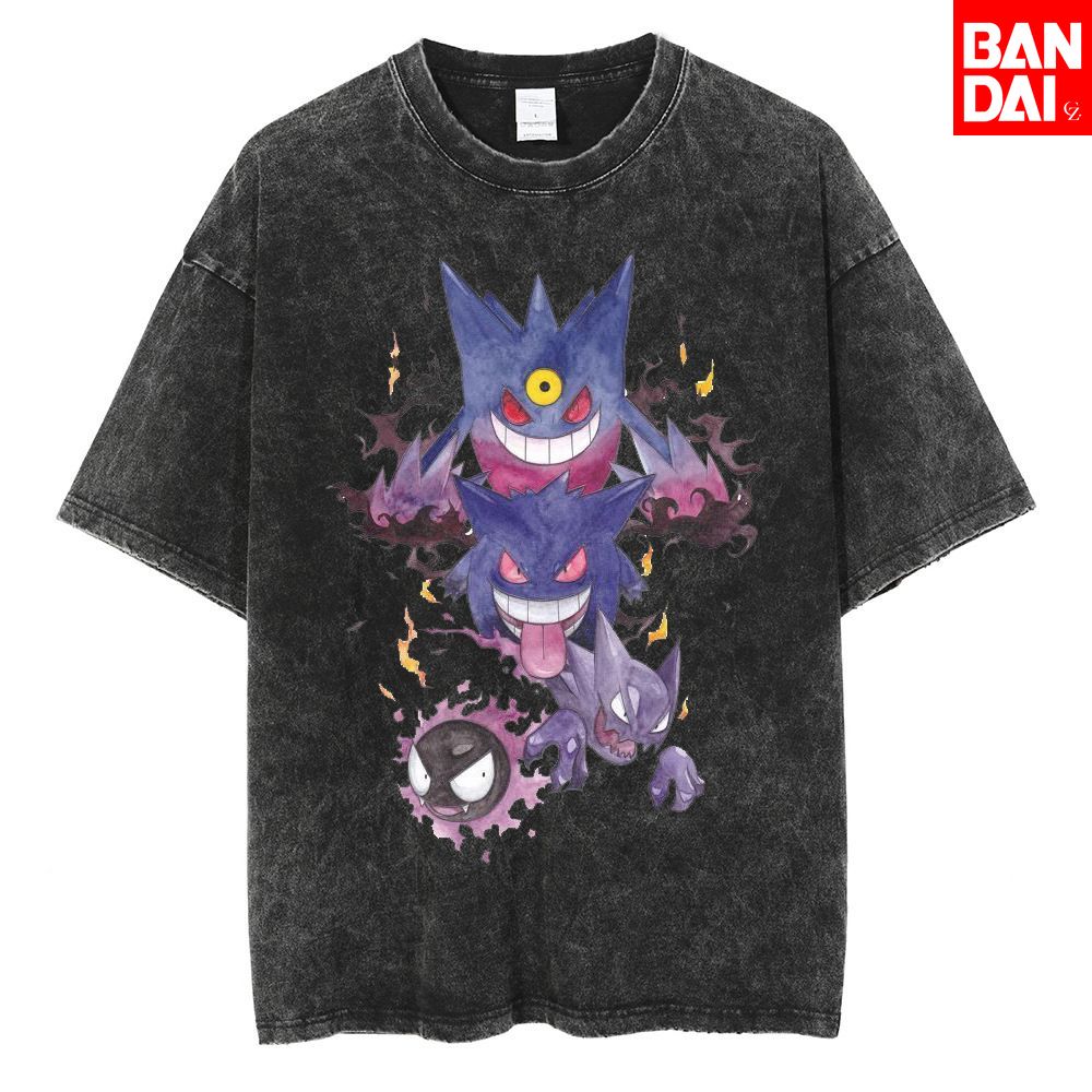 Camiseta Masculina Pokémon Gas - Vintage Summer Clothing Men avaliação e preço