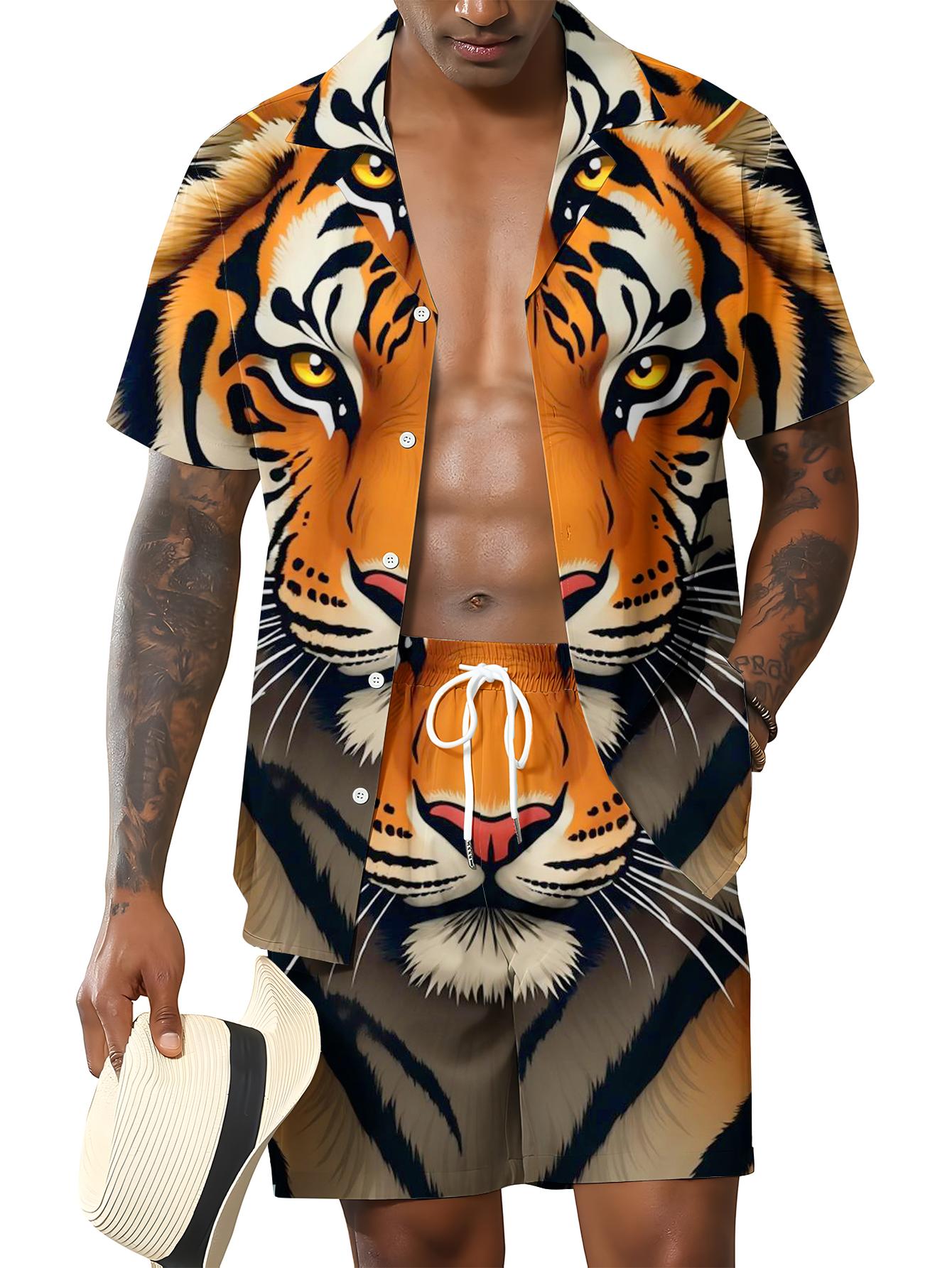 Conjuntos de Camisa Masculina  - Summer Clothing Drip avaliação e preço