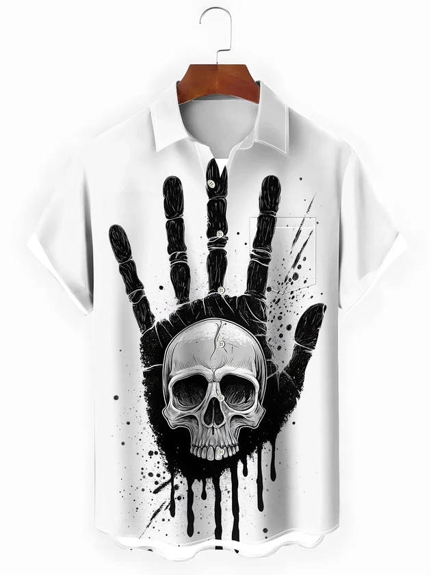 Camisa Masculina de Halloween  - Summer Clothing Drip avaliação e preço