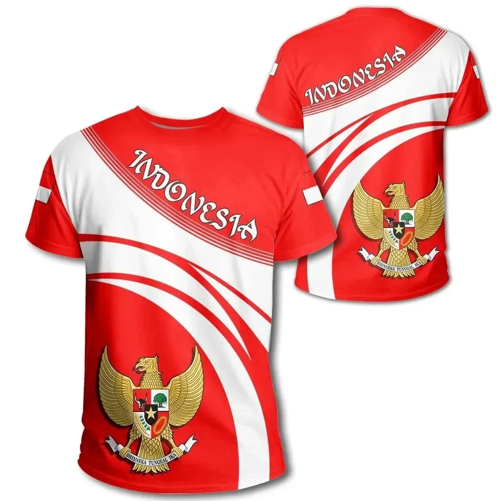 Camiseta com bandeira indonési - Summer Clothing Teens avaliação e preço