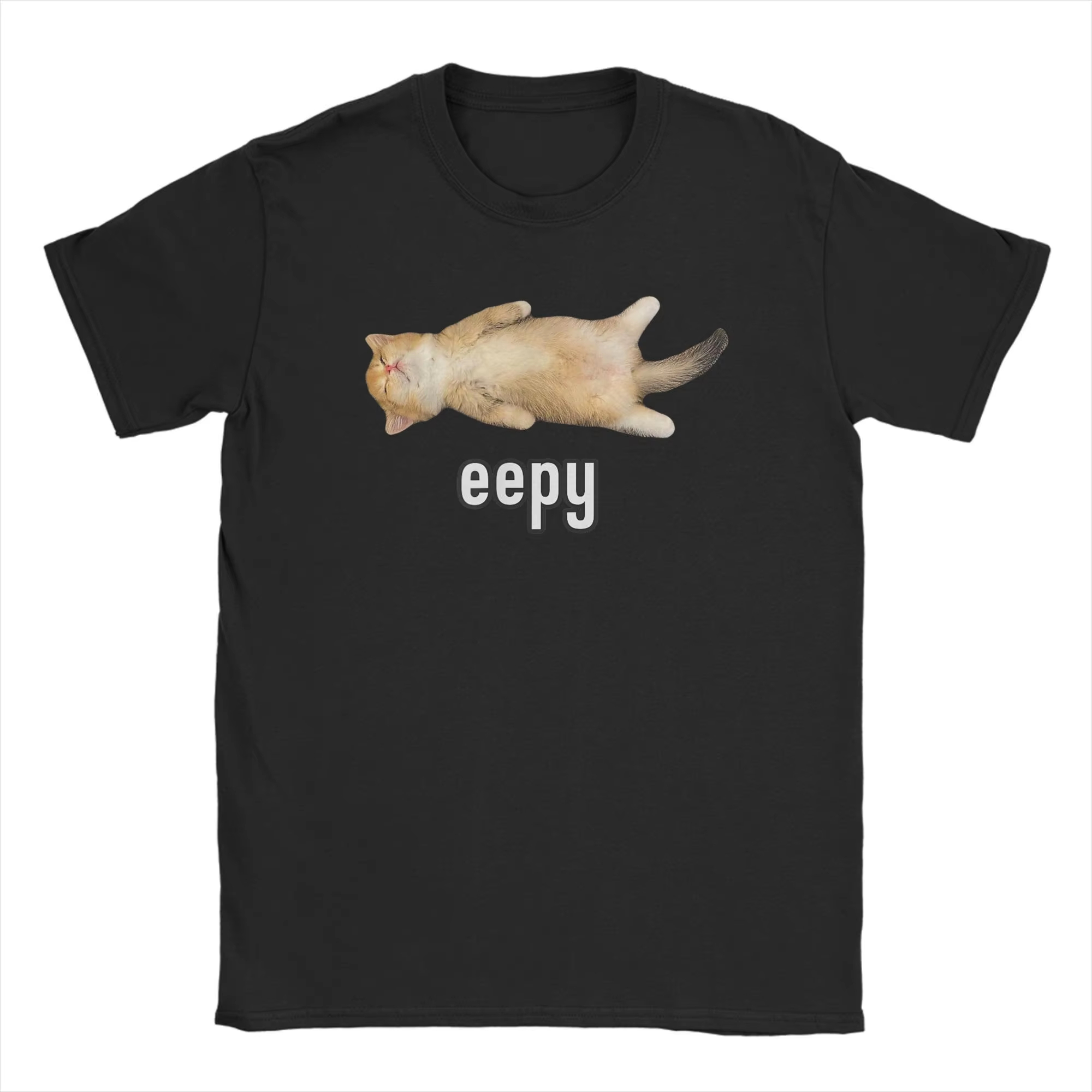 Camiseta masculina Eepy Cat Sl - Summer Clothing Gif avaliação e preço