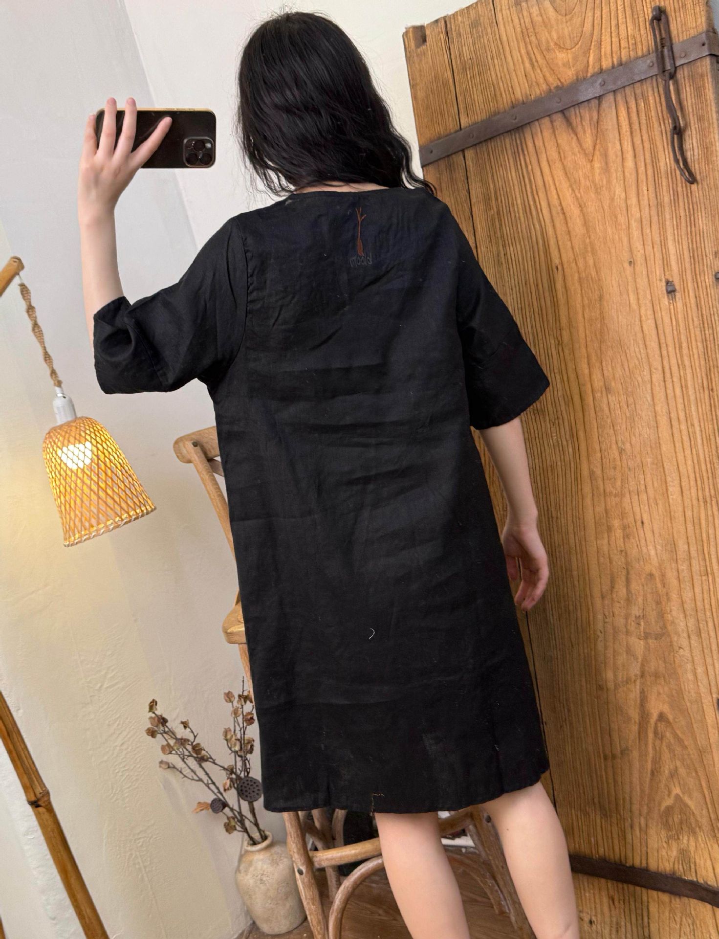 Vestido Casual Retro de Verão  - Summer Linen Clothing For Women avaliação e preço