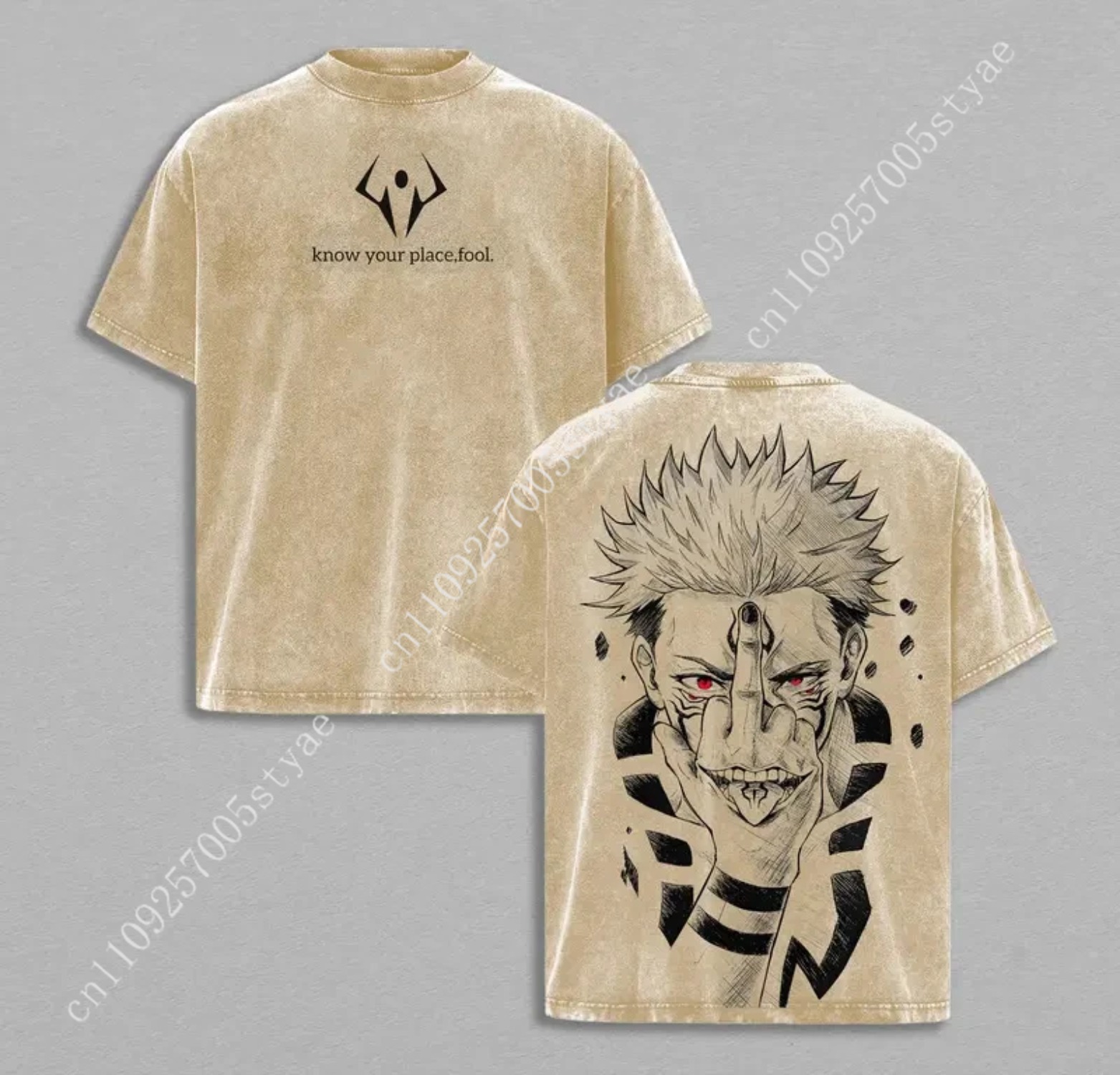 Camiseta Gráfica Anime Ryomen  - Vintage Summer Clothing Men avaliação e preço