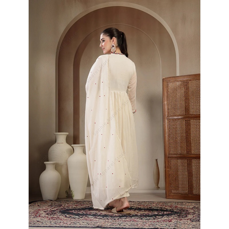 Conjunto de Kurti Anarkali de  - Summer Clothing Pakistan avaliação e preço