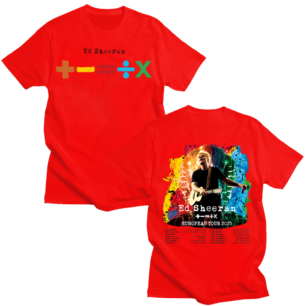 Ed Sheeran European Tour 2025  - Summer Clothing Gif avaliação e preço