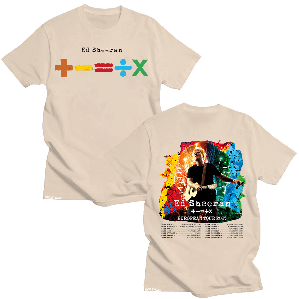 Ed Sheeran European Tour 2025  - Summer Clothing Gif avaliação e preço