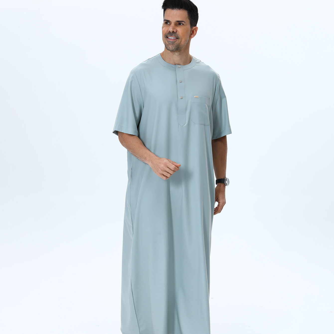 Abaya Kaftan para Homens Muçul - Summer Clothing Pakistan avaliação e preço